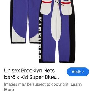 Blue and Black Kids Pants